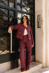 Casaco curto de tweed | Rosa e verde