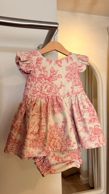 Blusa e tapa fraldas | Rosa ou Azul