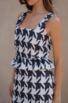 Top Teresa | Branco e Preto