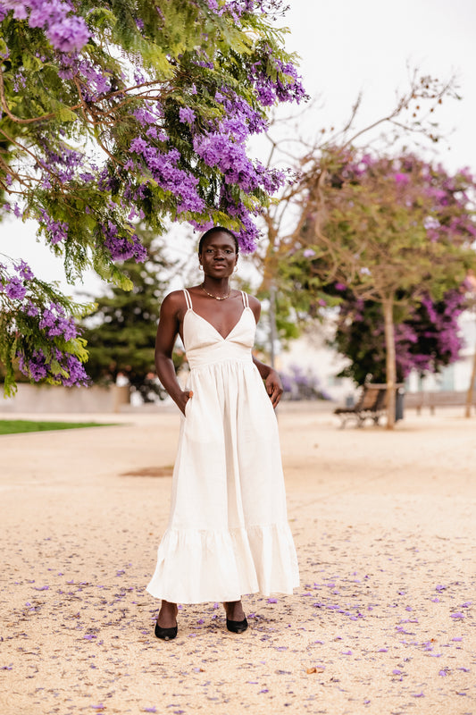 Vestido | Linho pérola