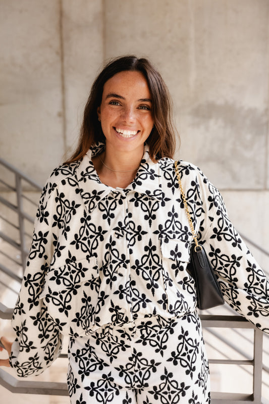 Bomber Serena | Preto e Branco