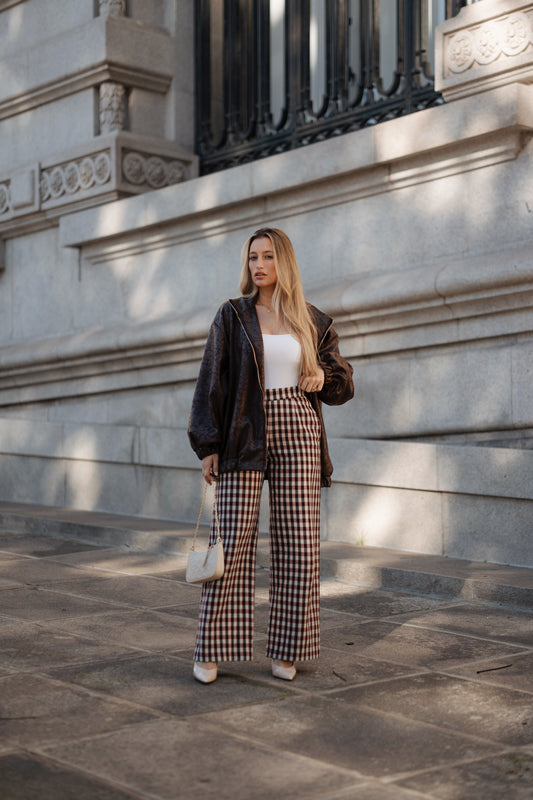 Calças Fazenda Quadrados