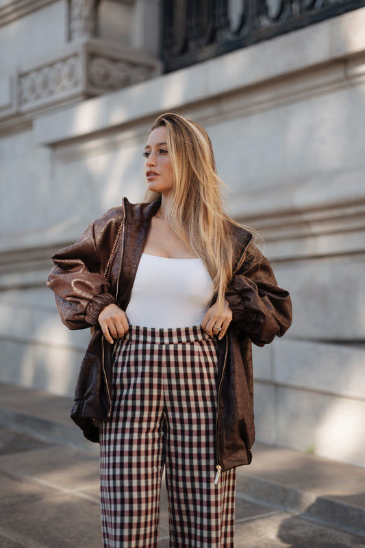 Calças Fazenda Quadrados