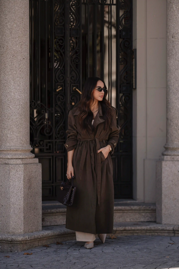 Trench Aurora | Castanho